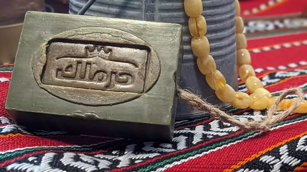 Aleppo-Seife mit 5 % Lorbeeröl, ca. 125 g, mit Kordel