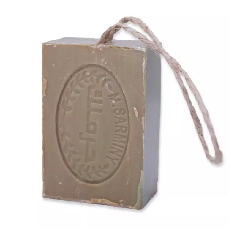 Aleppo-Seife mit 5 % Lorbeeröl, ca. 125 g, mit Kordel