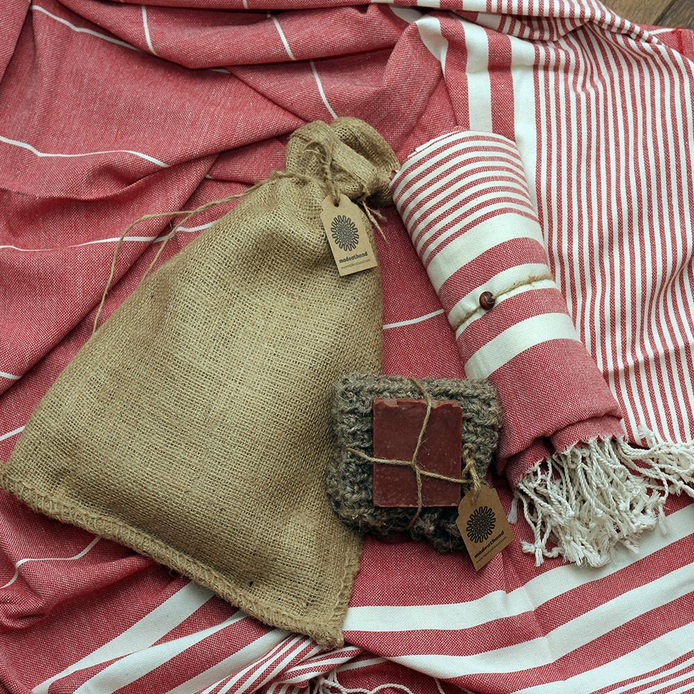 Bade- & Körperpflege Set.  Natürlich. Handgemacht. Schenkbereit.