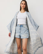 Bamboo Kimono for Women - Blue