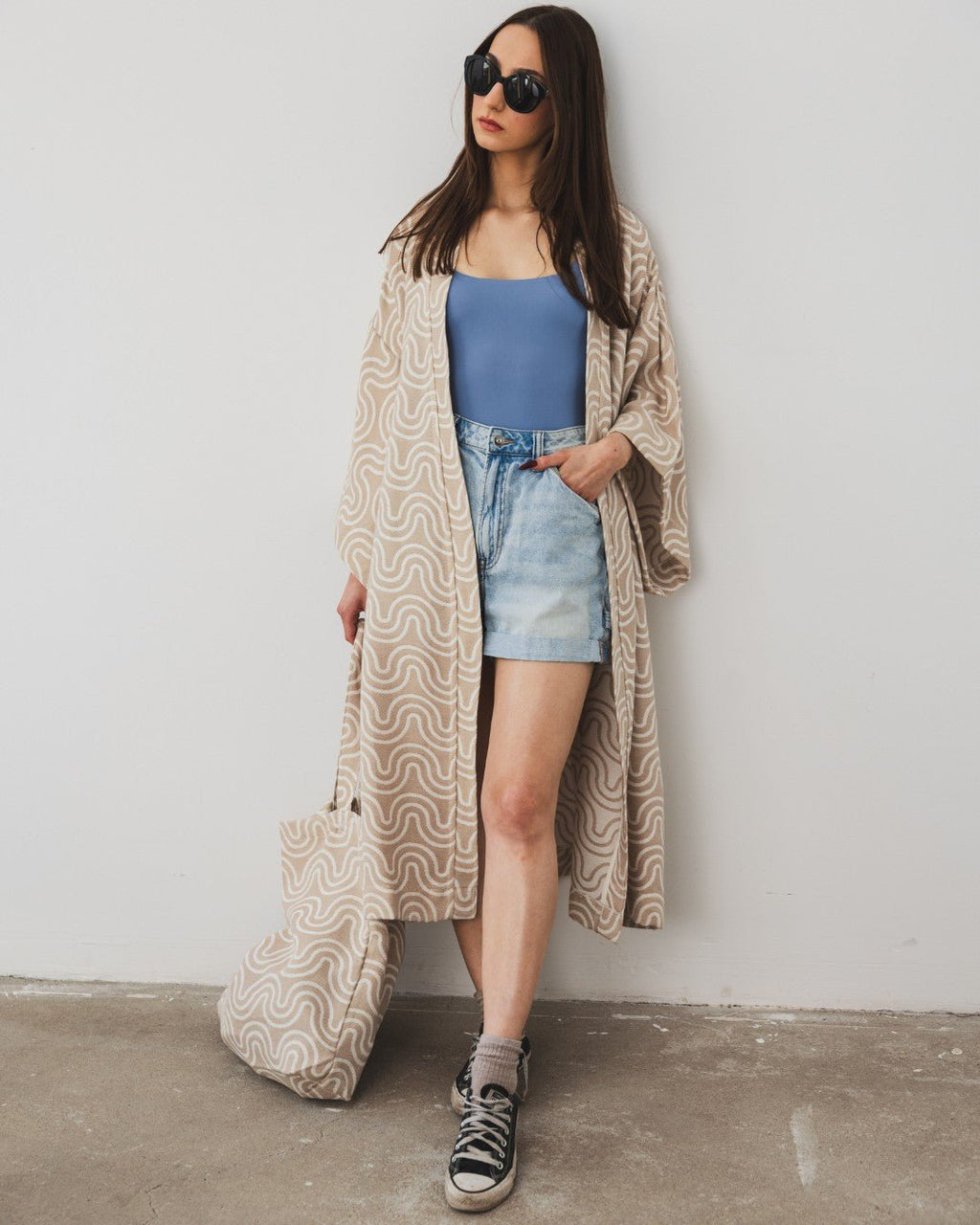 Bamboo Kimono for Women - Sand
