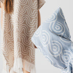 Bamboo Kids Bath Poncho - Sand