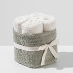 Baumwoll-Handtuchset creme – 4 Stück (30 × 50 cm) For home