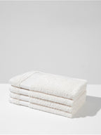 Baumwoll-Handtuchset creme – 4 Stück (30 × 50 cm) For home