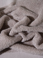 Baumwoll-Handtuchset grau – 4 Stück (30×50 cm) For home