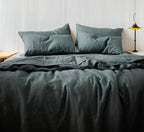 Linen Cotton Duvet Cover Sets-21
