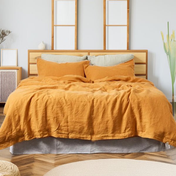 Linen Cotton Duvet Cover Sets-16