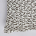 Grauer Satin Designer-Kissenbezug (40x40cm) - Gavelle