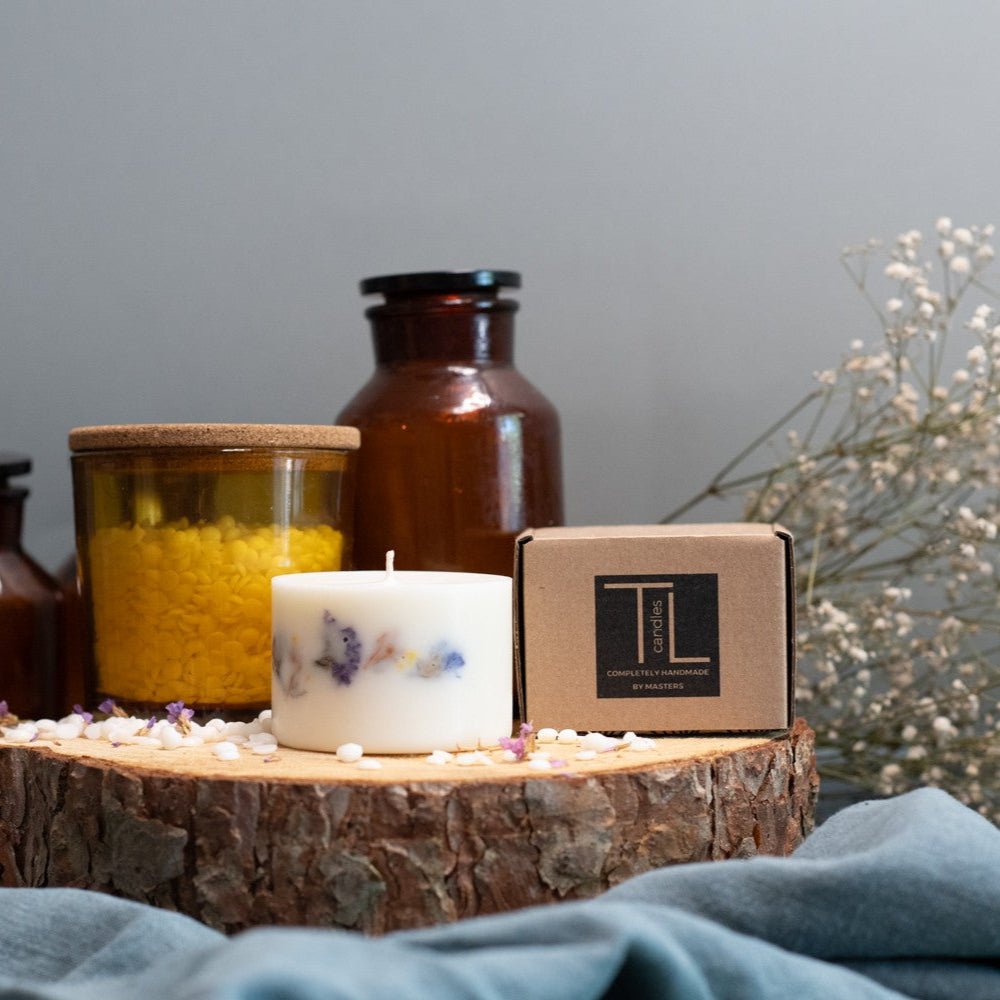 Hand-made Unscented Soy Wax Candle