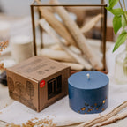 Hand-made Soy Wax Candle with Amber Scent