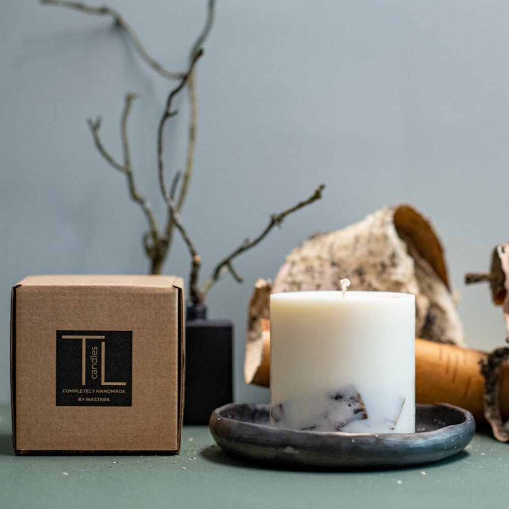 Hand-made Soy Wax Candle with Birch Scent