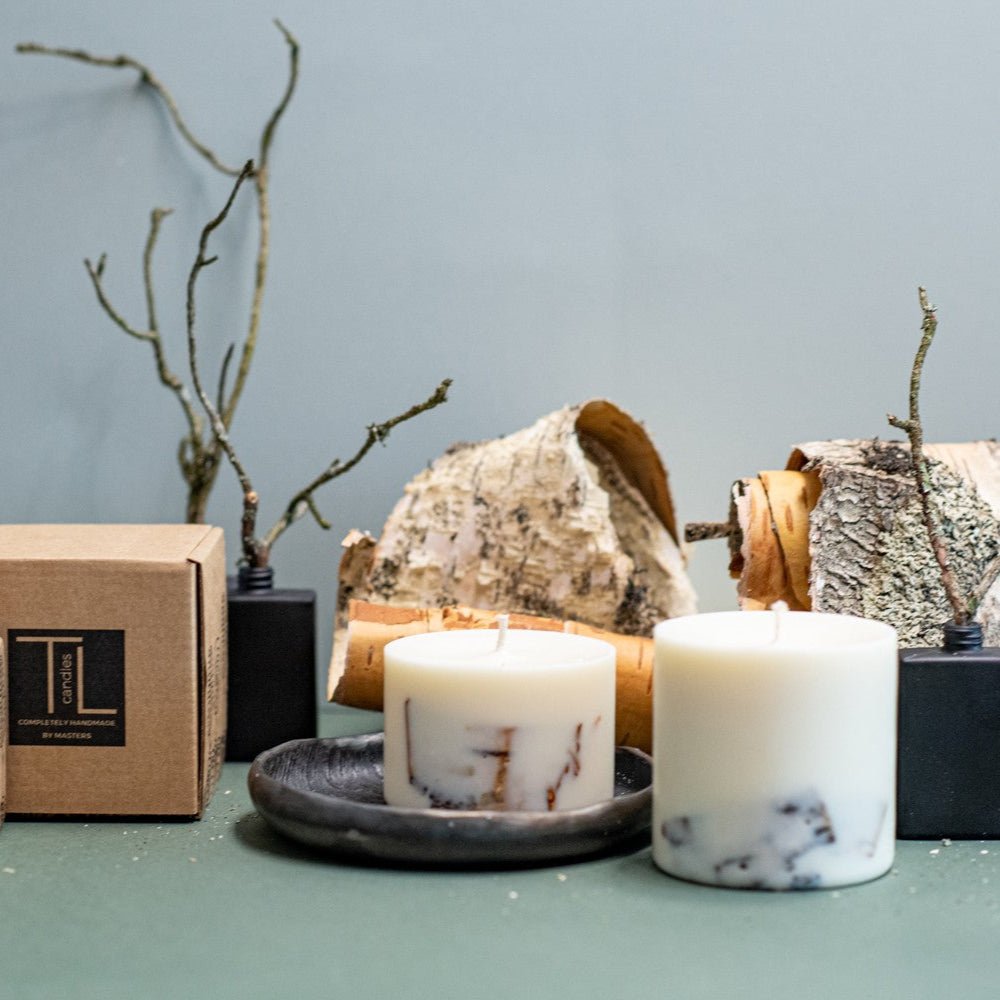 Hand-made Soy Wax Candle with Birch Scent