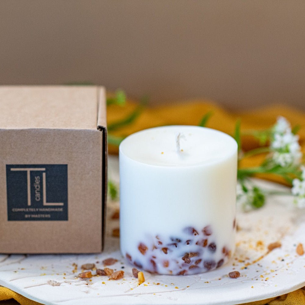 Hand-made Soy Wax Candle with Pine Scent