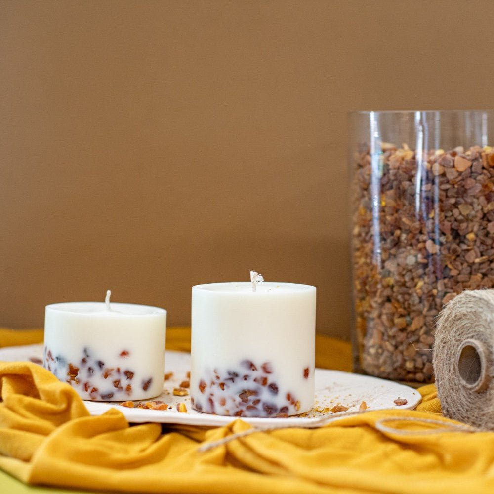 Hand-made Soy Wax Candle with Pine Scent