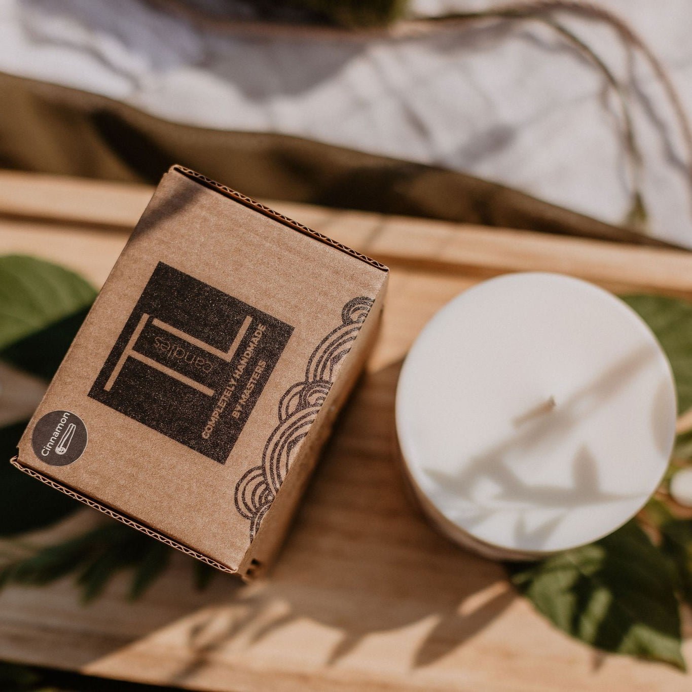 Hand-made Soy Wax Candle with Lavender Scent - Purple