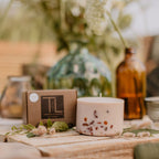 Hand-made Soy Wax Candle with Linden Flower & Honey Scent