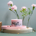 Hand-made Soy Wax Candle with Peony Scent