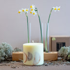 Hand-made Soy Wax Candle with Light Vanilla Scent