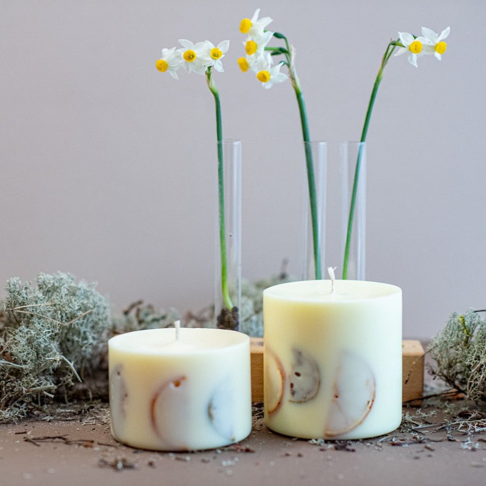 Hand-made Soy Wax Candle with Light Vanilla Scent
