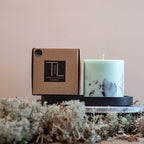 Hand-made Soy Wax Candle with Forest Scent - Mint Green