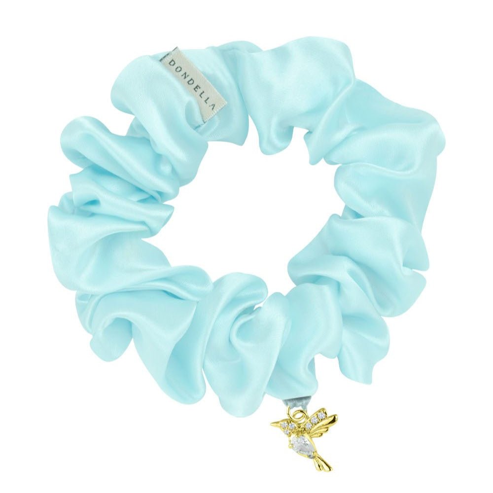 Mulberry Silk Scrunchie - Bird