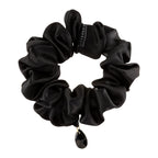 Luxury Silk Scrunchie - Black