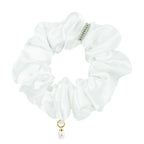 Murberry Silk Scrunchie - Pearl