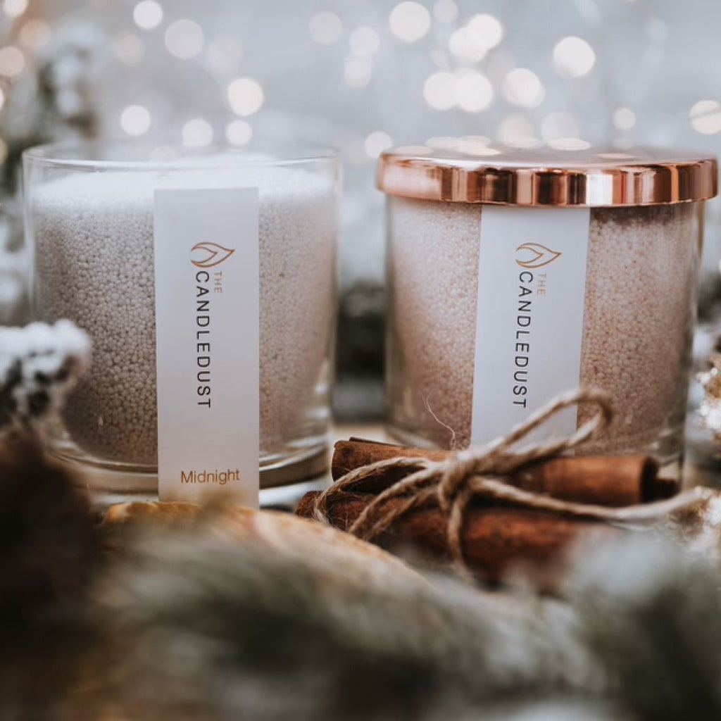 Powdered Candle in Glass – Lemongrass Ginger 160g