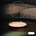 Unscented Colored Powdered Candle - 3 kg, ~750h