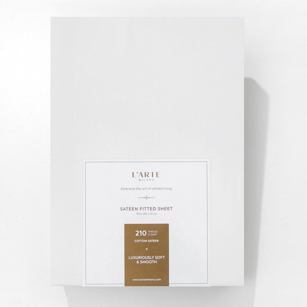 Satin-Spannbettlaken 160 × 200 × 25 cm – 100 % Baumwolle Bedding and other home textiles