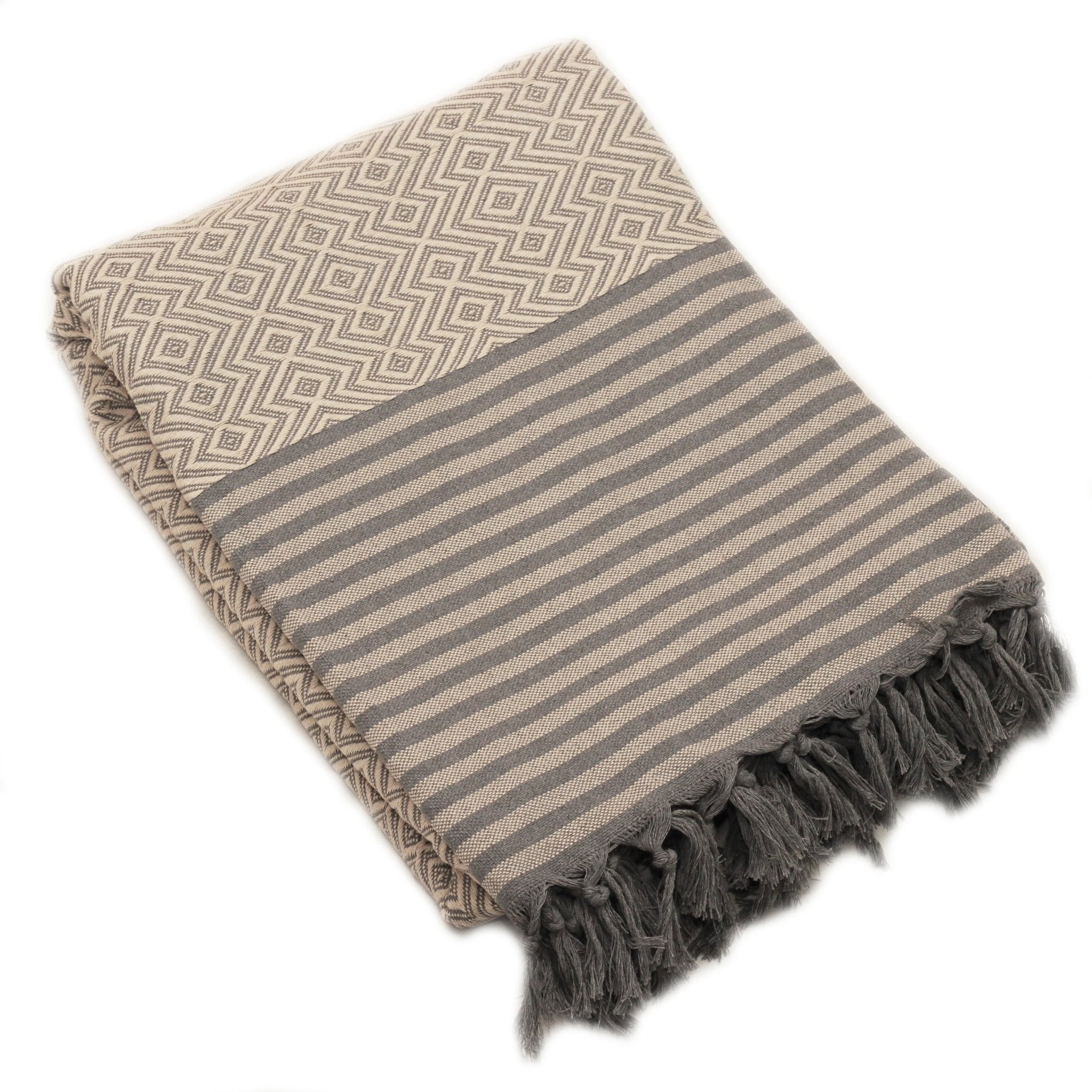 Serene Wohndecke – Handgewebt aus 100 % Baumwolle