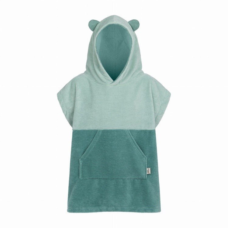 Surfbear Kids Bath Poncho - Green