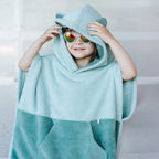 Surfbear Kids Bath Poncho - Green