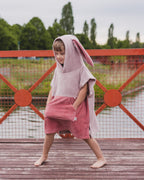 Surfbunny Kids Bath Poncho - Pink