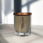 Unscented Powder Candle in Glass - Olive Green 160g