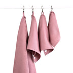 Organic Waffle Cotton Towel - Old Pink